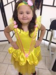 Ana Lucia Orellana, 9, dressing up at one of her sessions. PHOTOCREDIT// Rachel Marichal