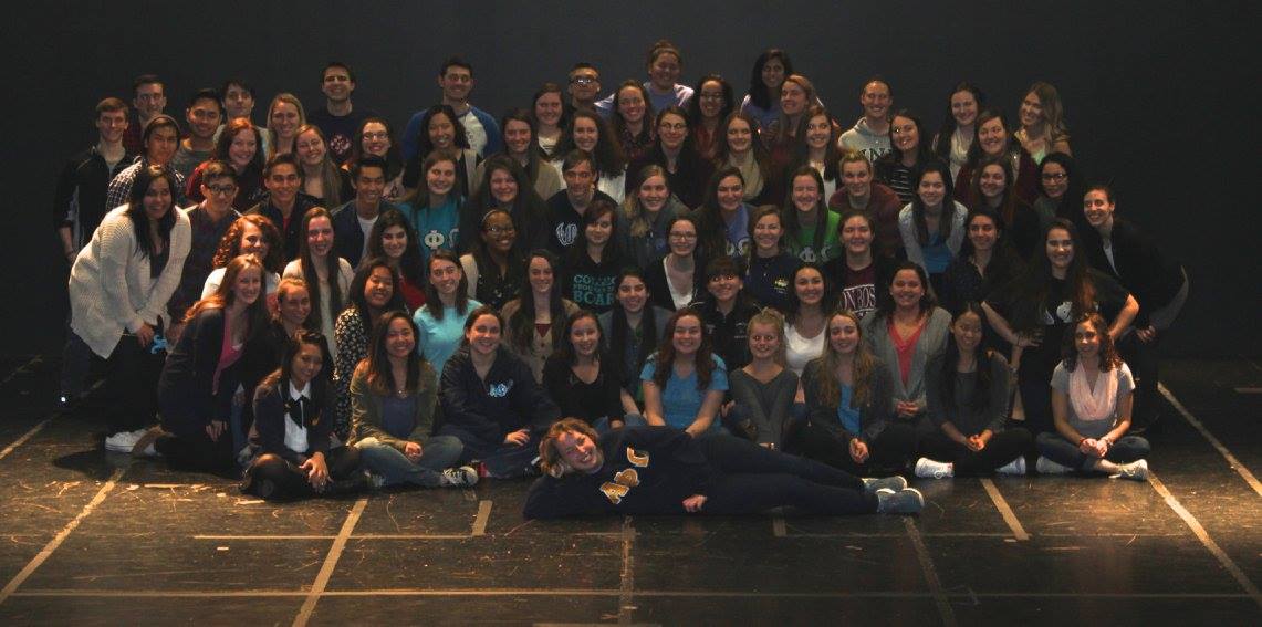 Ramapo's Alpha Phi Omega after the Big/Little Reveal // PHOTO BY DANIELLE SEIER
