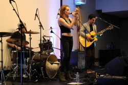 Third Floor performing in Ramapo College's Friends Hall. PHOTO CREDIT/Amanda Krause