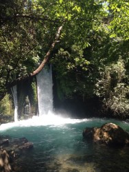 One of Israel's waterfalls that Zenna visited on a hike with Birthright. PHOTO/Gillian Zenna