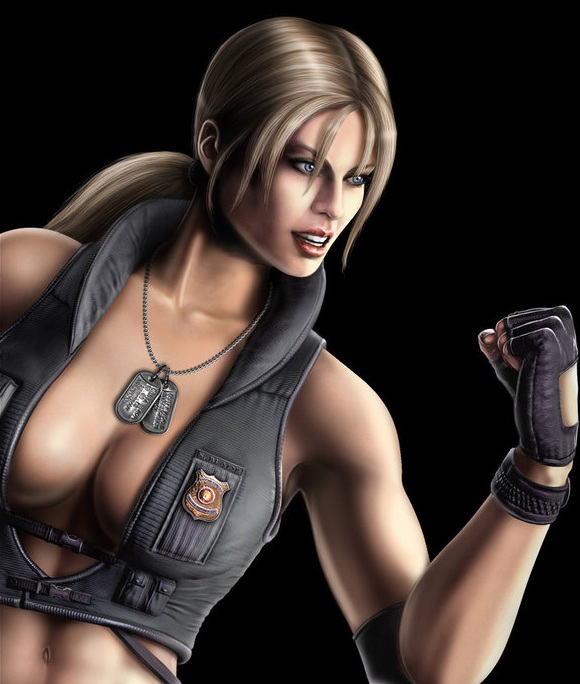 Sonya Blade's revealing costume in Mortal Kombat 9. PHOTO/vgfaq.com 
