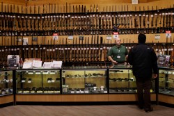 Former gun department in the Dick's Sporting Goods store in Paramus, NJ. Photo courtesy of Victor J. Blue/Bloomberg