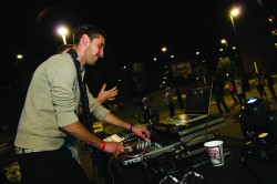 WRPR first solo event feature DJ Sunsett, a Ramapo senior. PHOTO/Justin Roth