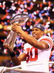 Victor Cruz was released by the New York Giants after seven years with the team, two top ten finishes in the receiving record book, and a Super Bowl victory. Photo: Al Bello/Getty Images